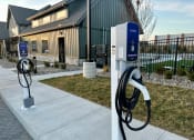 Thumbnail 28 of 88 - a charging station for electric vehicles outside of a house at The Depot, Raymore, Missouri