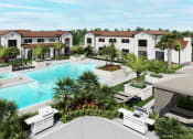 Thumbnail 16 of 17 - Pool view at The Hadley Luxury Apartments, North Port, 34287