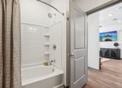 Thumbnail 34 of 40 - Bathroom With Bathtub at Stella Luxury Apartment Homes, San Tan Valley