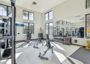 Thumbnail 42 of 49 - the gym with weights and cardio equipment at Drift, Daytona Beach, FL, 32117