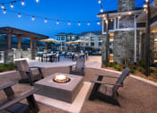 Thumbnail 18 of 56 - Outdoor Firepit Patio at Watermark at Steele Crossing, Fayetteville, AR