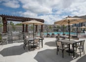 Thumbnail 19 of 56 - Shaded Dining Area at Watermark at Steele Crossing, Fayetteville, 72703
