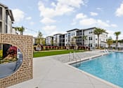 Thumbnail 14 of 115 - A large swimming pool at Terrassa Luxury Apartments, Florida