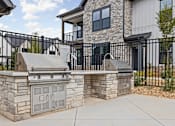 Thumbnail 17 of 59 - Community Grill Stations at The Levi Luxury Apartments, Georgia, 30253