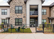 Thumbnail 12 of 59 - Exterior With Patio View at The Levi Luxury Apartments, McDonough, GA, 30253