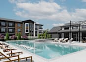 Thumbnail 9 of 23 - Pool With Sundecks at The Liliana Apartment Homes, Pooler Georgia