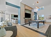 Thumbnail 53 of 64 - Clubhouse With Billiards Table at The Quinn Luxury Apartments, Pensacola, 32526