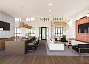 Thumbnail 2 of 13 - Living room with TV at Verity Luxury Apartment Homes Apartments, Vero Beach, FL 32960