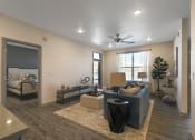 Thumbnail 7 of 38 - Living room at Upland Flats, Colorado Springs, CO, 80922