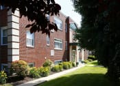 Thumbnail 9 of 10 - Building entry  at Pacific Highlands Apartments, Natrona Heights, Pennsylvania