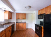 Thumbnail 3 of 15 - Fully Equipped Kitchen at Holiday Park Apartments, Pittsburgh, PA, 15239