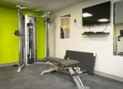 Thumbnail 15 of 32 - Fitness Center With Modern Equipment at 1310 Archibald Apartments, Winnipeg, MB R2J 0Z4