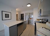 Thumbnail 46 of 77 - Kitchen With Modern Finishings at 703 St. Anne's Road Apartments, Winnipeg,MB