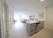 Thumbnail 31 of 77 - Modern Kitchen With Dining Area at 703 St. Anne's Road Apartments, Winnipeg,MB