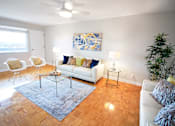 Thumbnail 3 of 32 - Living Room With Expansive Window at 1310 Archibald Apartments, Winnipeg, MB R2J 0Z4