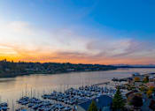 Thumbnail 31 of 74 - Enjoy sweeping views from the rooftop patio at Harbor Heights 55+ Community, Olympia, WA