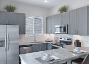 Thumbnail 8 of 13 - Gourmet Kitchen with Island at Avilla Springs, Melissa, TX 75454