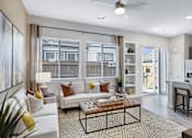 Thumbnail 4 of 11 - Modern Living Room at Avilla Vista Ranch, Liberty Hill, TX 78628