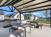 Thumbnail 9 of 11 - Outdoor Grill Area at Avilla Vista Ranch, Liberty Hill, TX 78628
