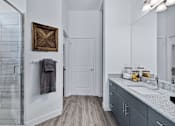 Thumbnail 8 of 10 - Modern Bathroom at Avilla Berry Creek Highlands, Georgetown, TX 78633