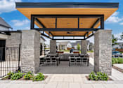 Thumbnail 11 of 22 - Outdoor Grilling Area at Avilla Berry Creek Highlands, Georgetown, TX 78633