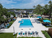 Thumbnail 7 of 22 - Resort-Style Pool & Hot Tub at Avilla Berry Creek Highlands, Georgetown, TX 78633