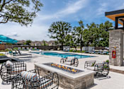Thumbnail 10 of 22 - Outdoor Fire Pit at Avilla Berry Creek Highlands, Georgetown, TX 78633