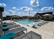 Thumbnail 1 of 9 - Resort-Style Pool & Hot Tub at Avilla Vista Ranch, Liberty Hill, TX 78642