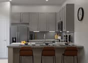 Thumbnail 21 of 23 - Gourmet Kitchen with Island at Avilla Boat Club, Fort Worth, TX 76179