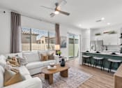 Thumbnail 11 of 17 - Modern Living Room at Avilla Marigold, Buckeye, AZ 85396