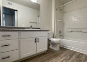 Thumbnail 39 of 41 - Bathroom With Bathtub at Sharlands Terrace Apartments, Reno, NV