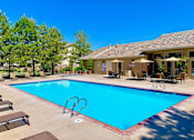 Thumbnail 10 of 41 - Pool With Sundecks at Sharlands Terrace Apartments, Reno, NV