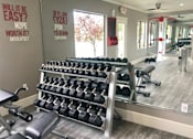 Thumbnail 4 of 41 - Free Weights at Sharlands Terrace Apartments, Nevada