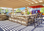Thumbnail 8 of 41 - BBQ Area at Sharlands Terrace Apartments, Reno