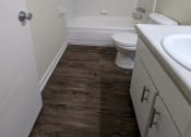 Thumbnail 31 of 31 - One bedroom bathroom at The Fountains Apartments, Pensacola, Florida, 32514