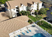 Thumbnail 5 of 31 - an aerial view of a house with a pool in front of it at Tivoli Apartments of Orlando, Oviedo, 32765