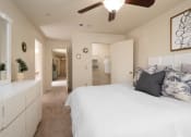 Thumbnail 37 of 39 - Large bedroom with private bathroom and walk-in closet at Stoneridge Apartments, Gainesville, 32608