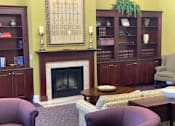 Thumbnail 5 of 11 - Beautiful Living Room at Spring Arbor of Greensboro in Greensboro, NC