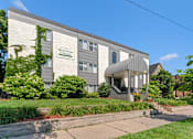 Thumbnail 1 of 9 - the building where the hotel is located is shown