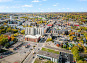 Thumbnail 26 of 26 - an aerial view of a city in the fall
