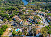 Thumbnail 21 of 61 - Aerial Exterior View at Red Bay Apartment Complex, Jacksonville, Florida