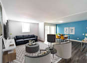 Thumbnail 18 of 61 - Modern Living Room at Red Bay Apartment Complex, Jacksonville, FL, 32211
