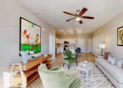 Thumbnail 4 of 29 - Living Room With Ceiling Fan at The Slate, Jeffersonville, 47130