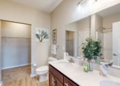 Thumbnail 11 of 29 - Bathroom With Storage Area at The Slate, Jeffersonville