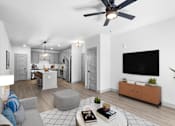 Thumbnail 46 of 60 - Arbour Place - Living Room & Kitchen