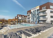 Thumbnail 22 of 53 - Resort-Style Pool at Current812, Clarksville, IN