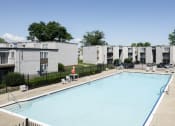 Thumbnail 11 of 30 - Swimming pool area at Halsey Flats, Louisville, 40207