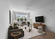 Thumbnail 1 of 21 - Modern Living Room at Forest Edge Apartments, Charlestown, 47111