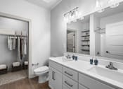 Thumbnail 14 of 21 - Luxurious Bathroom at Forest Edge Apartments, Indiana, 47111