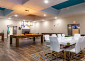 Thumbnail 62 of 106 - the preserve at ballantyne commons clubhouse with a pool table and dining room
